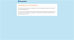 Desktop Screenshot of crossbearer.com